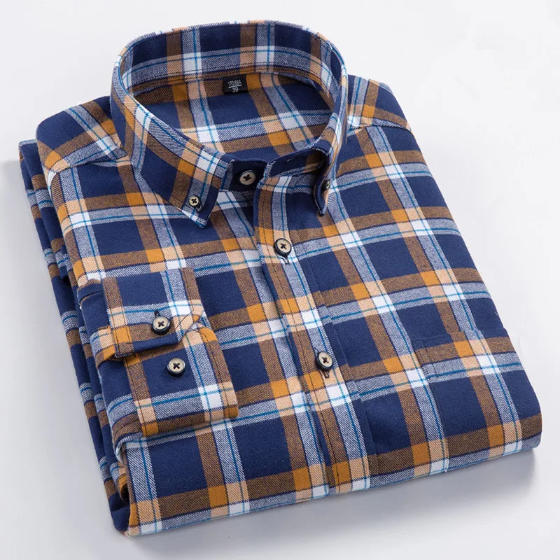2019 New Spring Men Shirt Plus Size 5XL 100% Cotton Mens Clothing Man Dress Shirt Oxford Casual Autumn Soft Male Shirts