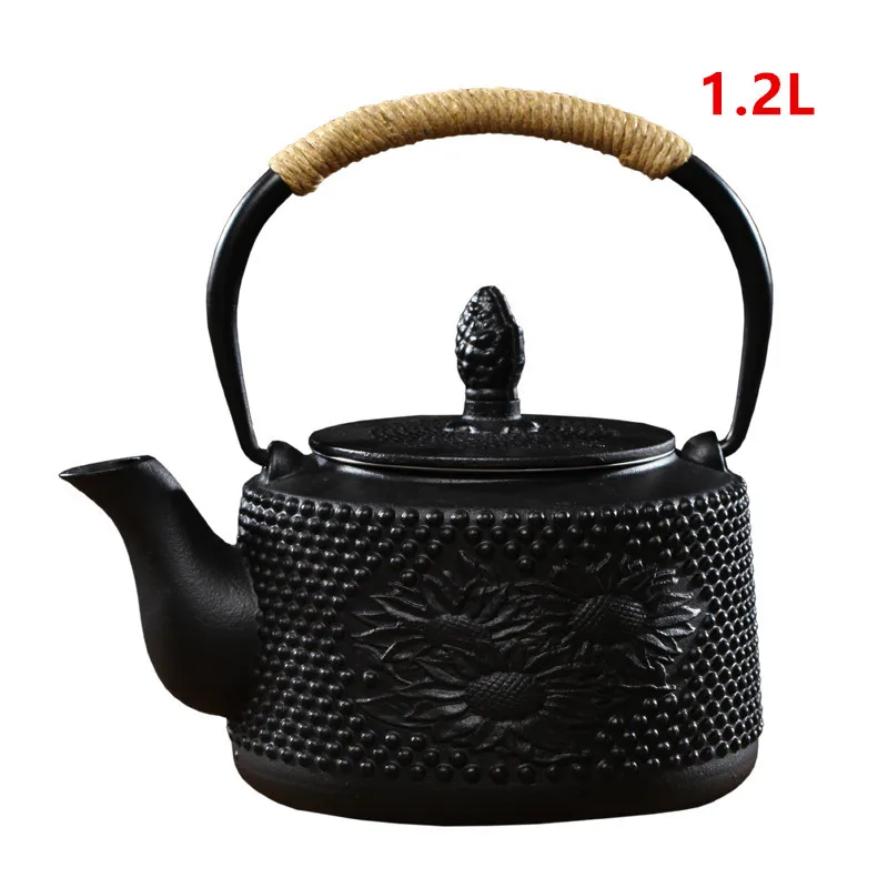 Cast Iron Tea Pot Set Japanese Teapot Tetsubin Kettle Drinkware KungFu Tools Stainless Steel