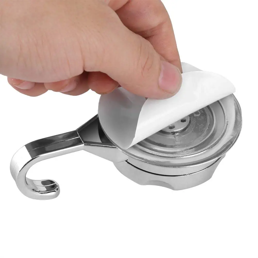 Упаковка из 3 и 5 хромированных вакуумных присосок крючки для кухни для полотенец Крючки Настенные крючки для ванной самоклеющиеся