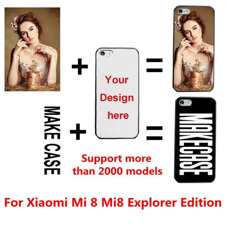 Персонализированный Чехол для Xiaomi Mi 8 Mi8 Explorer Edition сделай сам персонализированное