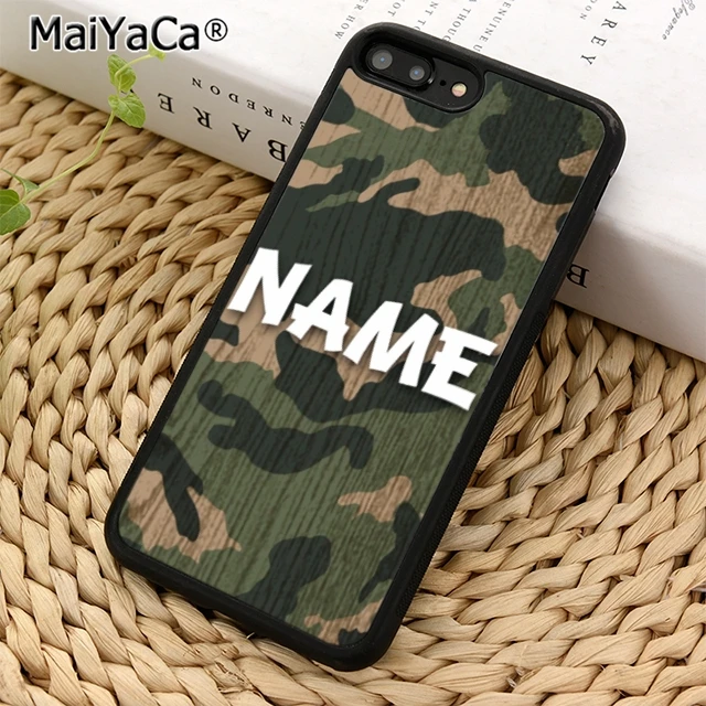 

MaiYaCa Army green camouflage Phone Case Cover For iPhone 5 6 7 8 plus 11 pro X XR XS max Samsung S6 S7 edge S8 S9 S10