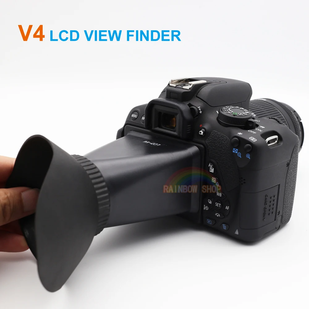 

New V4 2.8X Magnifier Magnetic LCD Viewfinder View Finder Hood For Sony NEX3 NEX5 Free shipping