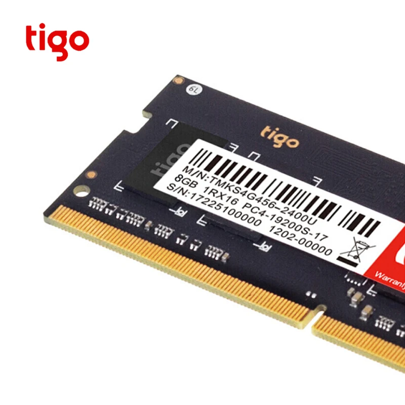 Tigo Оперативная память DDR4 8 GB ноутбук 2400 МГц памяти 8 гб DDR 4 Memoria SoDIMM оперативная память для ноутбука