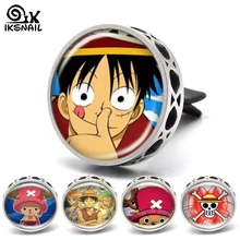 Автомобильный освежитель воздуха 316L с рисунком аниме, автомобильные зажимы для ароматерапии, диффузия эфирного масла, зажим 30 мм