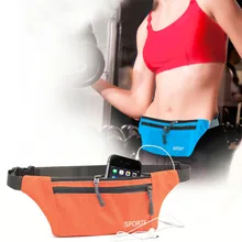 New Unisex Pocket Sling Bag Sports Running Travel Security Waist Bum Bags free shipping
