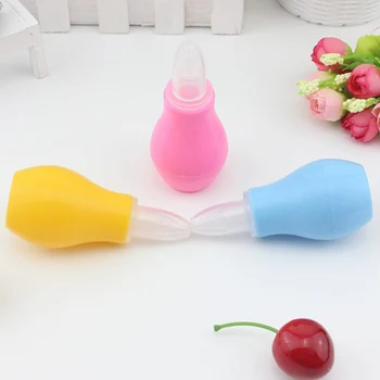 

New Born Silicone Baby Safety Nose Cleaner Vacuum Suction Children Nasal Aspirator New Baby Care Diagnostic-tool Vacuum Sucker