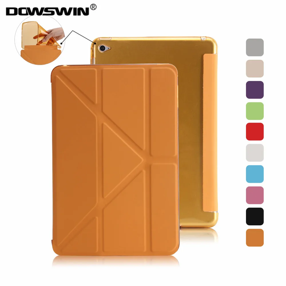 DOWSWIN Чехол для iPad Mini 4 из искусственной кожи чехол Smart Cover для Ipad Mini 1 2 3 Чехол авто сна/Пробуждение До нескольких раза мини случай