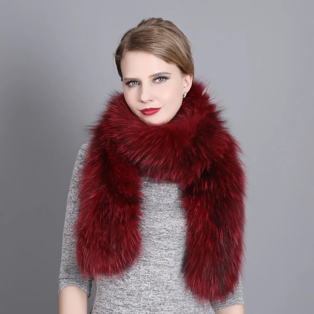 Nuevo 100% Hign End Real fox piel collar mujer lujo cómoda piel de zorro real bufanda señora elegante piel de zorro real collar envío gratis - 6