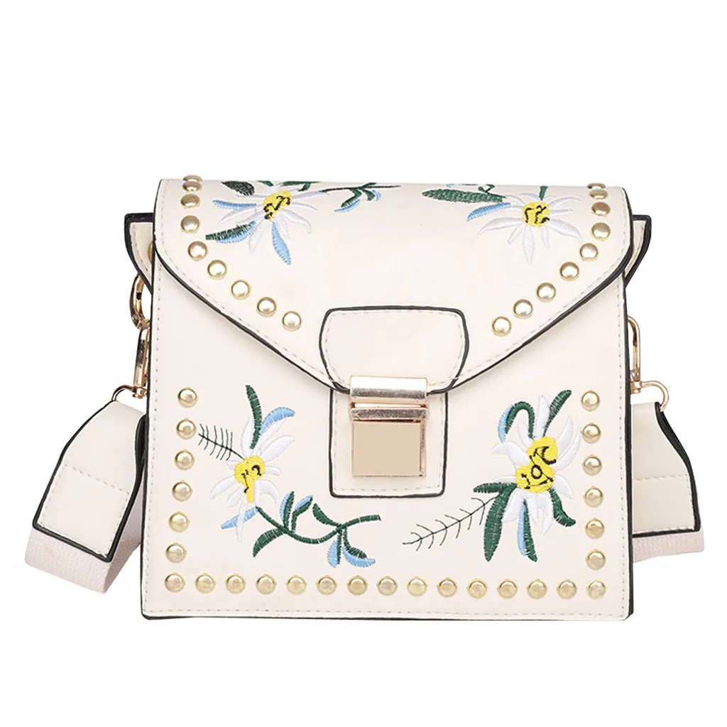 

Fashion Women Embroidery Ethnic Style Shoulder Bag Luxury Crossbody Bag Large Capacity Bag High Quality Casual Female Handbags*