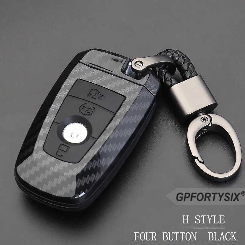 

4Pcs/Set Auto accessory Remote Car Key Case ABS Key Cover Shell keychain Special For Ford Mustang 2018 Car Styling Dropshipping