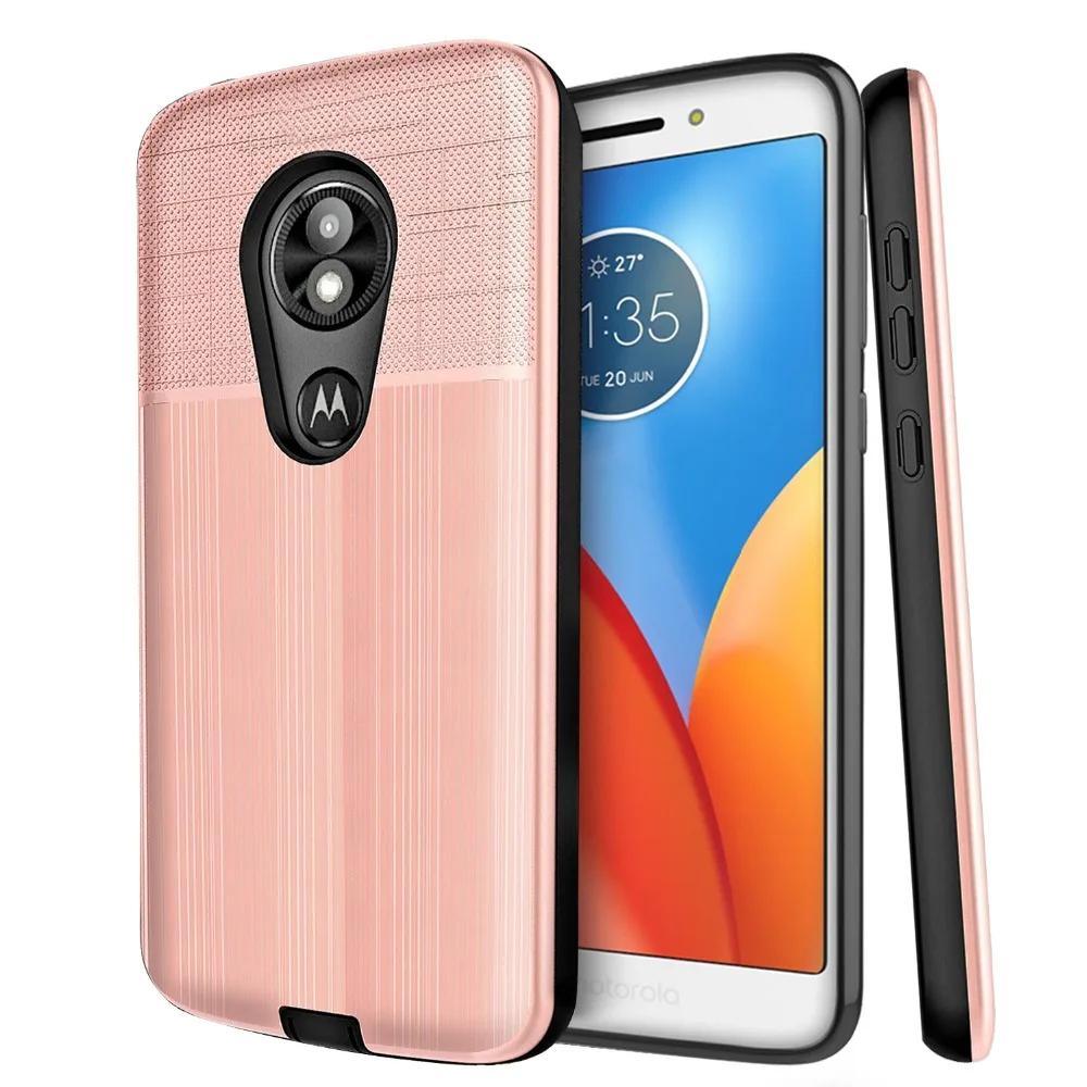 

SuaGet Luxury Case For Motorola Moto E5 Play Cover Shockproof Anti-Scratch Rugged Rubber Silicone Defender Hard Case E5 Cruise