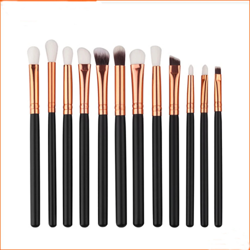 12pcs Beauty Black Eyeshadow Makeup Brushes Tool Wool Set Professional Cosmetic Eye Concealer Brush Blending Amazon Hot Sale 11 (1)