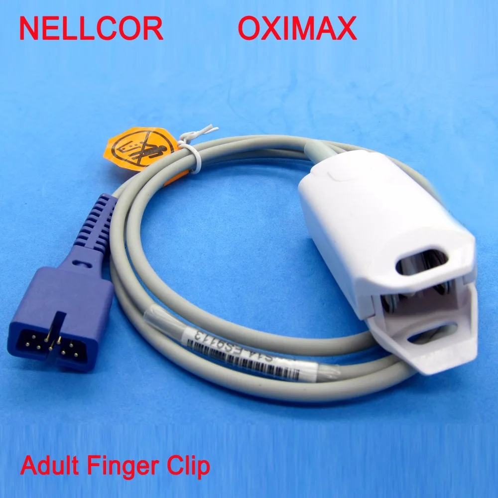 

Compatible Nellcor OXIMAX 9pin DB9 spo2 sensor adult finger clip spo2 sensor 2.5M pulse probe