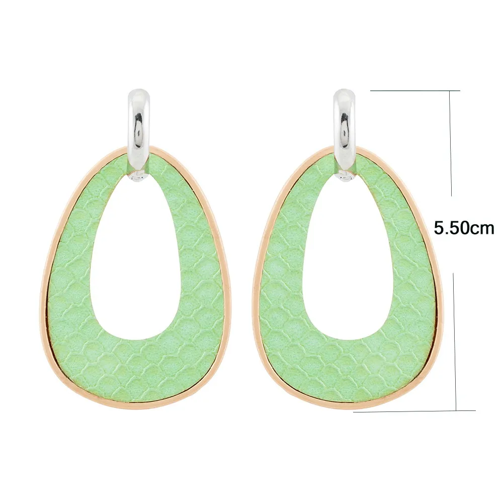 Earrings for woman green
