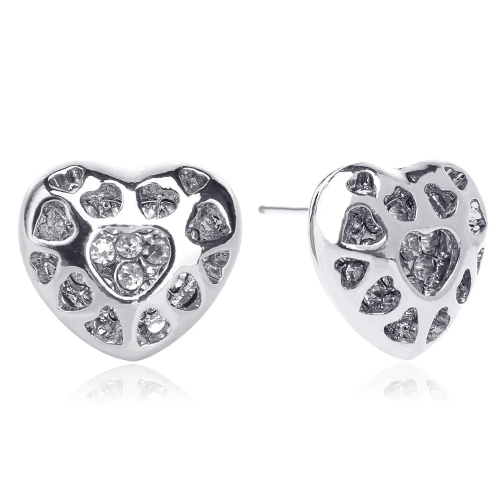 Recién llegado damas pendientes corazón de arabia saudita oro blanco de la joyería gps tracker pendientes para los niños diseña imágenes|earrings weavingearings red - AliExpress