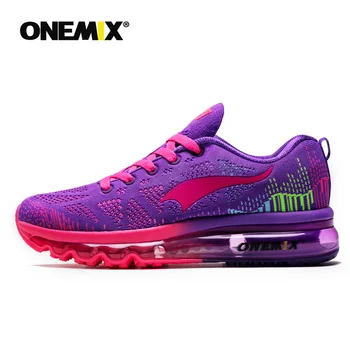 

ONEMIX women's air cushion running shoes lightweight jogging breathable shoes gym outdoor sports athletic shoes