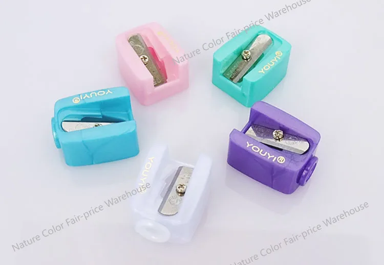 

3pcs Makeup Pencil Sharpener Eyebrow Pencil Shaver Eye Liner Lip Liner Sharpener Portable Cosmetic Pen one Hole Shaver Tools