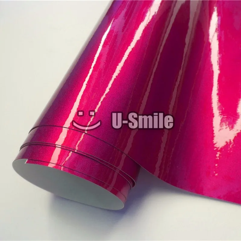 Rose-Red-Glossy-Metallic-Wrap-Roll (7)