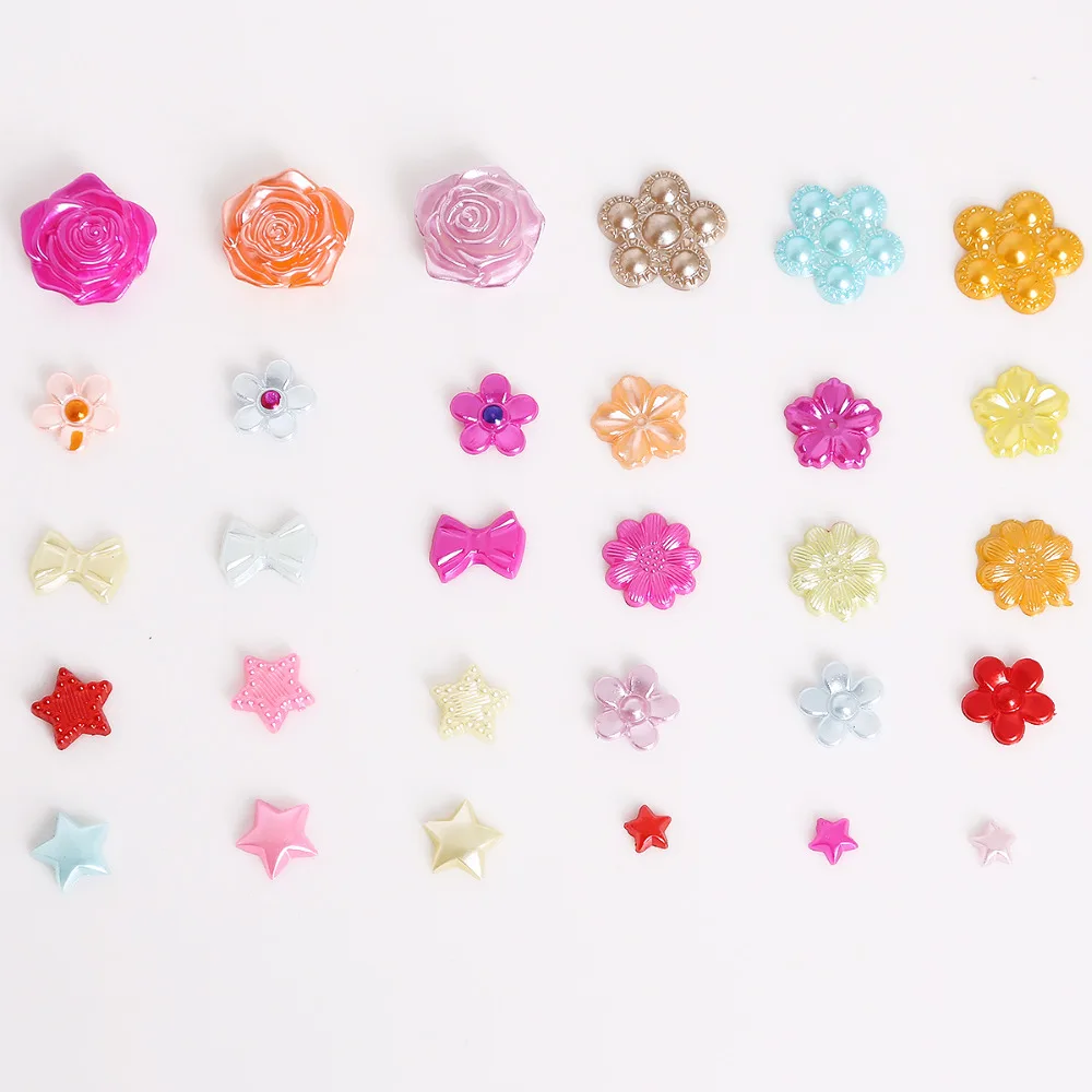 20-200pcs Pick Size Random Mixed Approx 100pcs/bag ABS Imitation Pearl Beads Plastic For DIY Jewelry Craft Decoration | Дом и сад