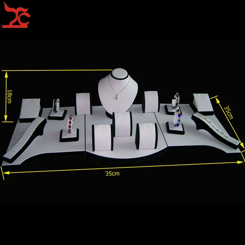 

Bracelet Combination Kit Jewelry Display Stands for Pendant Necklack Holder Counter Display Windows Props Showcase Set