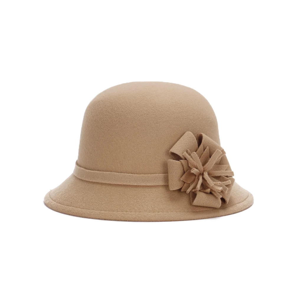 Шляпы шерстяная широкополая котелок шляпа винтажная Шляпа Fedora Регулируемый головной убор пляжная Повседневная Женская