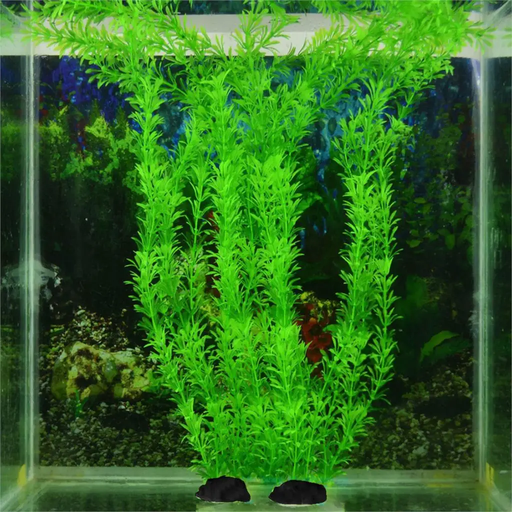 

Hot Sale Artificial Green Plant Grass For Fish Aquarium Decor