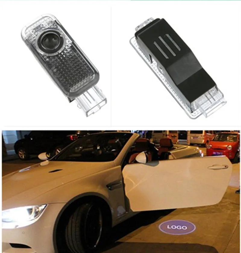 

2Pcs Ghost Shadow Light Welcome Lamp Logo Laser Projector Car LED Door Warning Light For BMW 12V 5W