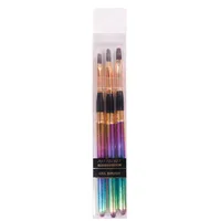 ArtSecret High Quality SPA-339 3PC/Set Synthetic Hair Nickle Plating Ferrule Nail Art Cosmetic Makeup Brush For A Manicure 1