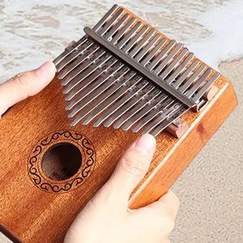 

10/17 keys Kalimba African solid Mahogany Acacia Thumb Finger Piano 17 keys Solid Wood Kalimba Musical Instrument