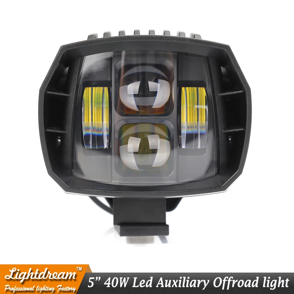  40W led headlight 5inch New Led Driving Light 2016 newest led fog light used for car truck suv atv  - 32772401906