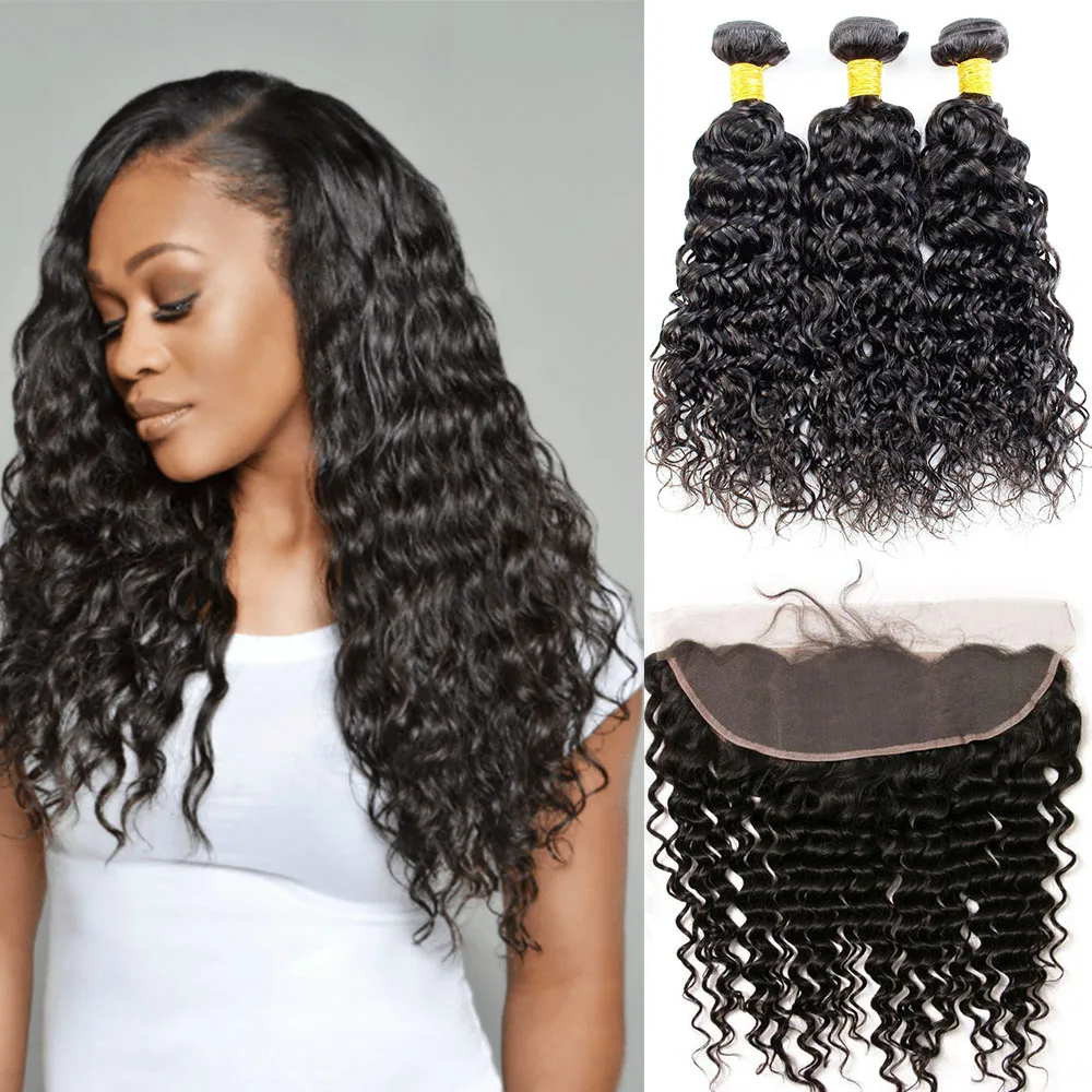 Dream Diana Brazilian Water Wave Bundles With Frontal 3 ...