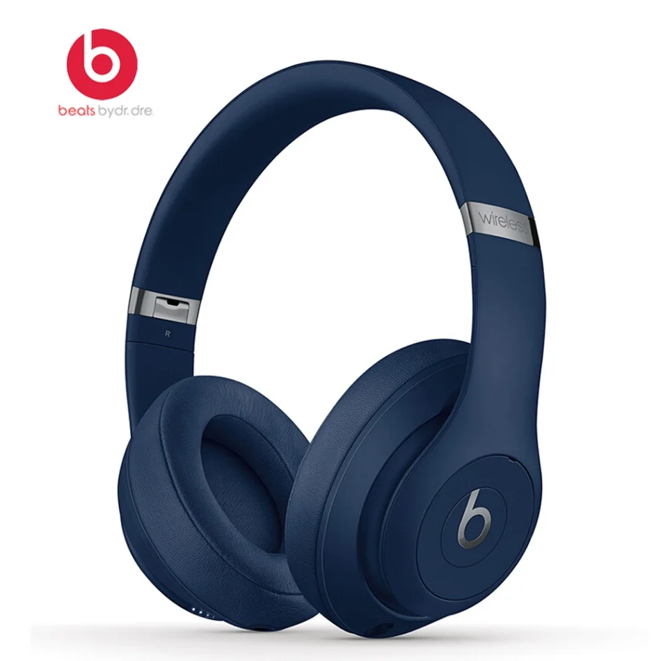 Beats Studio O3 беспроводные Накладные наушники Bluetooth Музыкальные Наушники чистый ANC шумоподавление наушники с микрофоном - Цвет: Синий