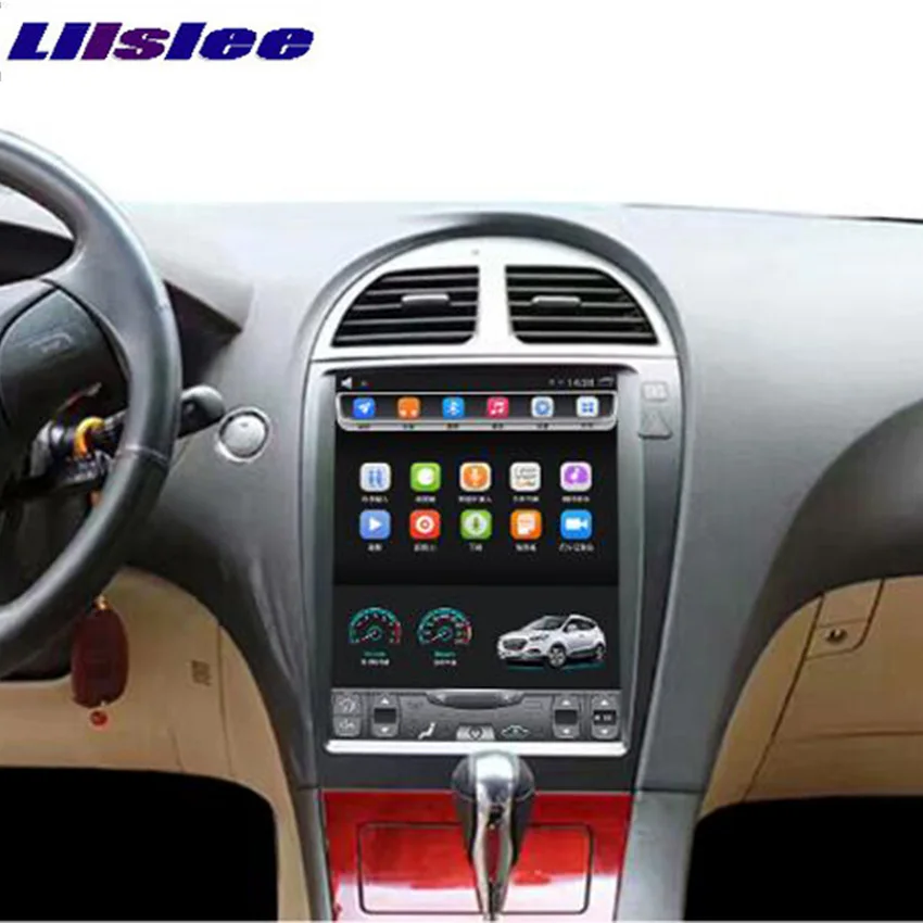 Liislee 2 din Android для Lexus ES 350 GSV40 2007~ 2012 большой экран Автомобильный мультимедийный плеер gps навигация Видео Радио Зеркало Ссылка