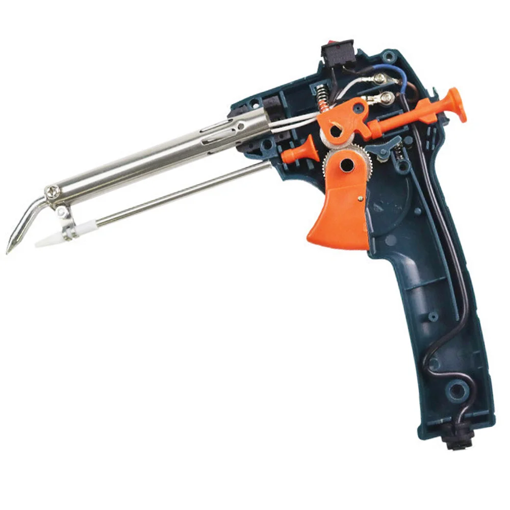 

220V 60W Alloy Plastic Auto Welding Electric Soldering Iron Temperature Gun Solder Tool Kit Solder gun Bracket US EU Plug