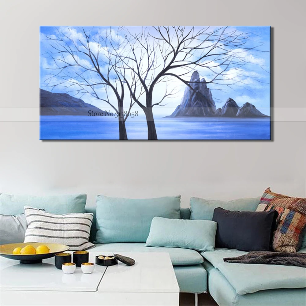 100-Hand-Painted-Abstract-Wall-Decoration-Oil-Painting-Wall-Art-Posters-Trees-Landscape-Pictures-for-Living (2)