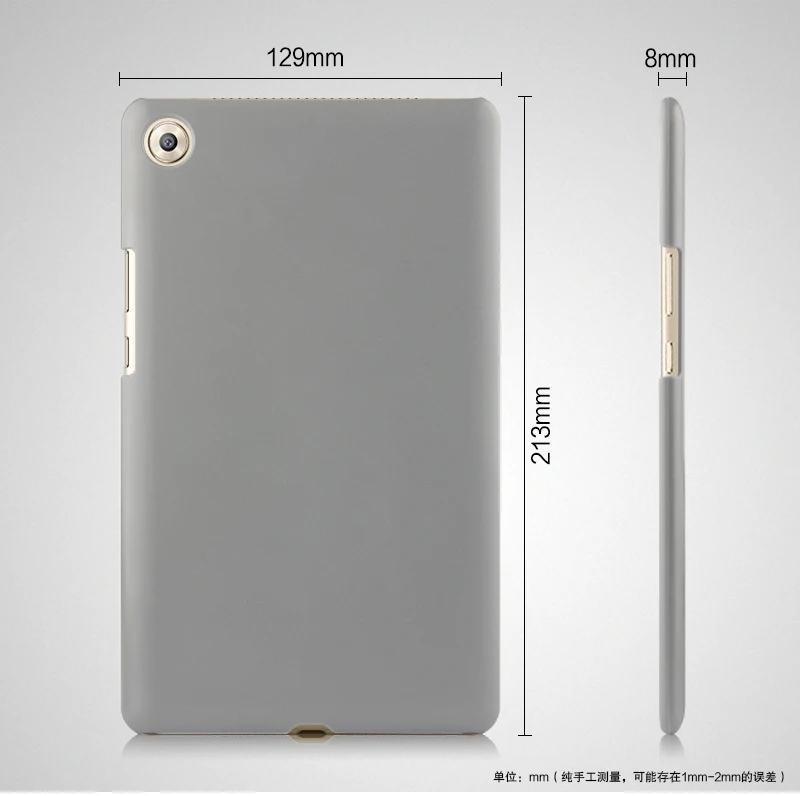 Ультратонкий пластиковый жесткий компьютер чехол книжка для Huawei Mediapad M5 8 4 SHT AL09 W09