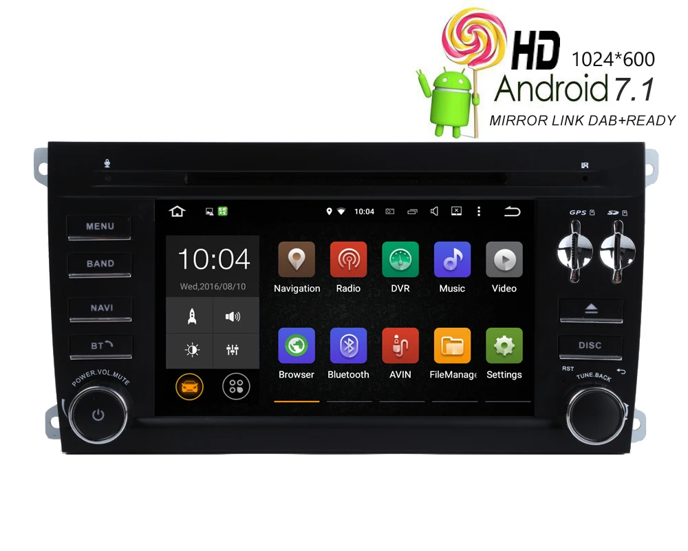 HIRIOT 7 IPS Car Android 8.0 DVD GPS Player For PORSCHE CAYENNE 2003-2010 Radio RDS BT Mirror link Wifi/4G DAB+DVR Camera Input HIRIOT 7 IPS Car Android 8.0 DVD GPS Player For PORSCHE CAYENNE 2003-2010 Radio RDS BT Mirror link Wifi/4G DAB+DVR Camera Input