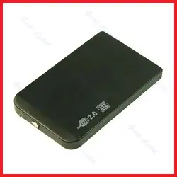 Новый тонкий 2.5 "SATA HDD USB 2.0 внешний Box Жесткий диск драйвер корпус Новый груза падения-PC друг