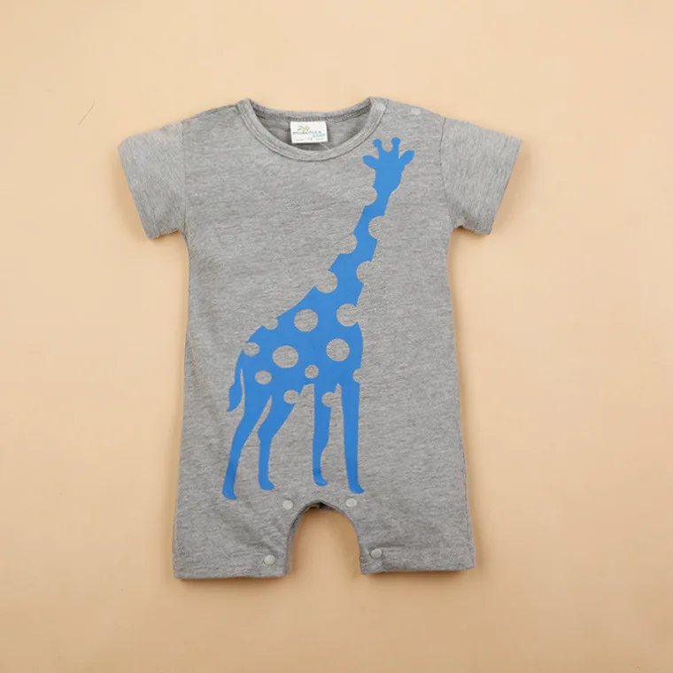 Одежда для малышей с надписью «LOVE DD& MM»; летний детский комбинезон для новорожденных с рисунком оленя и слона; Детский комбинезон; одежда из хлопка для альпинизма