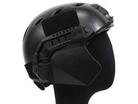 

Free shipping Fast Mich 2 SIDE COVER HELMET RAIL Ear Face Protect HELMET Cover BLACK Green Send
