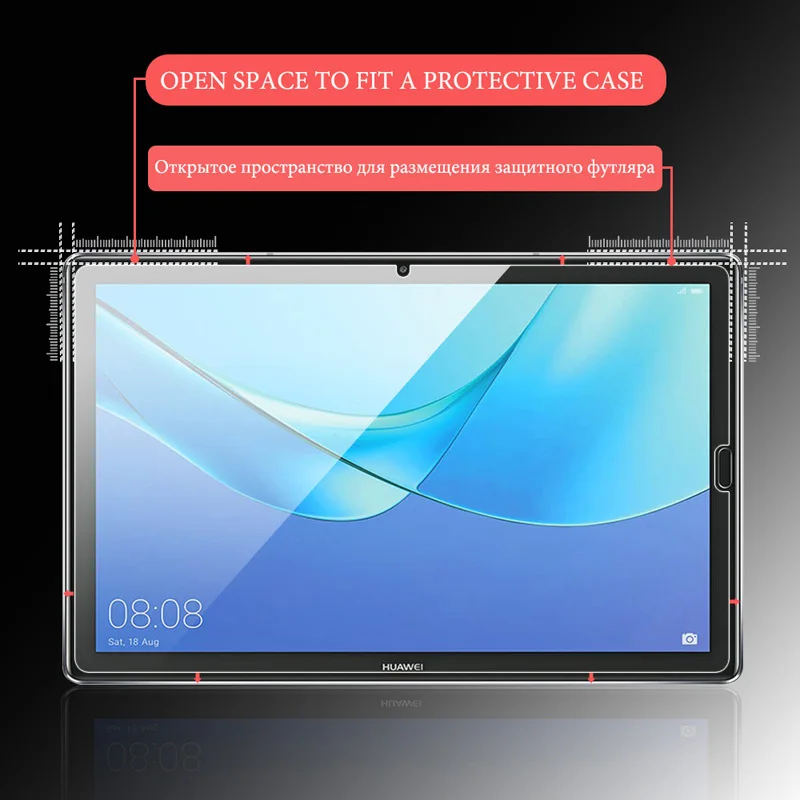 KTG1325_5_JONSNOW 9H Tempered Glass for Huawei Mediapad M5 8.4 inch Screen Protector for Huawei Mediapad M5 10.8 inch Scratch Proof Glass