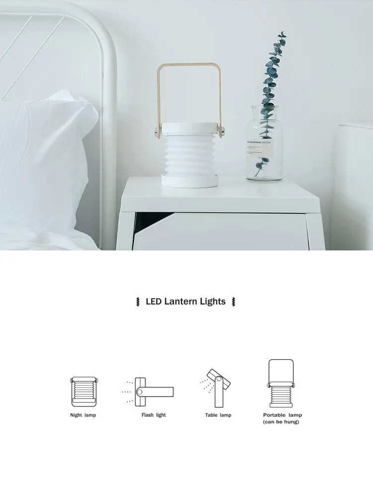 Ins Горячая новинка огни Многофункциональный фонарь лампа мода Масштабируемые светодиодный стол для ПК Лампы Home Decor подарок лампа ночник