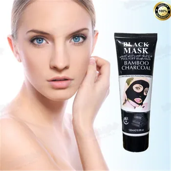 

bamboo charcoal mask pig nose pad suction blackmask face black head remove acne pores beauty skin care deep cleansing face masks