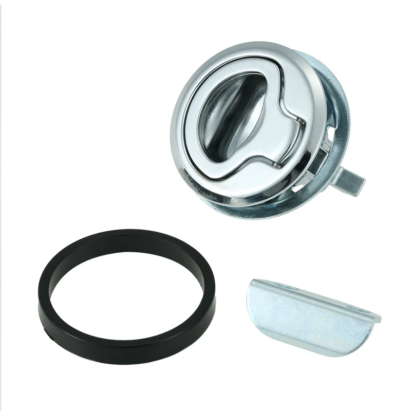 

K6344-1 metal mirror polished door pull brake lock for RV/ hatches/yacht