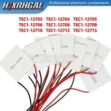 1 шт. TEC1-12705 Термоэлектрический охладитель Пельтье TEC1-12706 TEC1-12710 TEC1-12715 Пельтье Elemente модуль 40*40 мм 12709 12715 12712