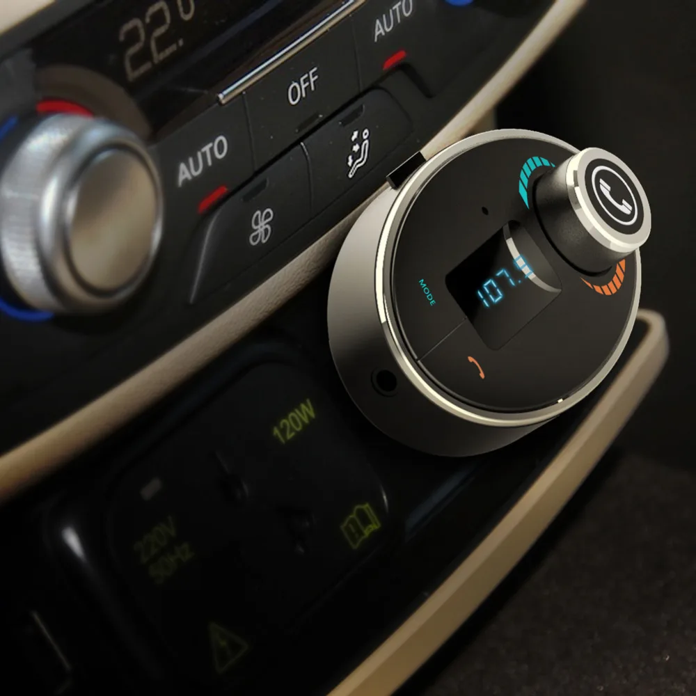 Автомобиль mp3 аудио плеер Беспроводной Bluetooth fm-передатчик fm-модулятор автомобильный комплект громкой связи USB телефон Зарядное устройство для Android и для автомобиль