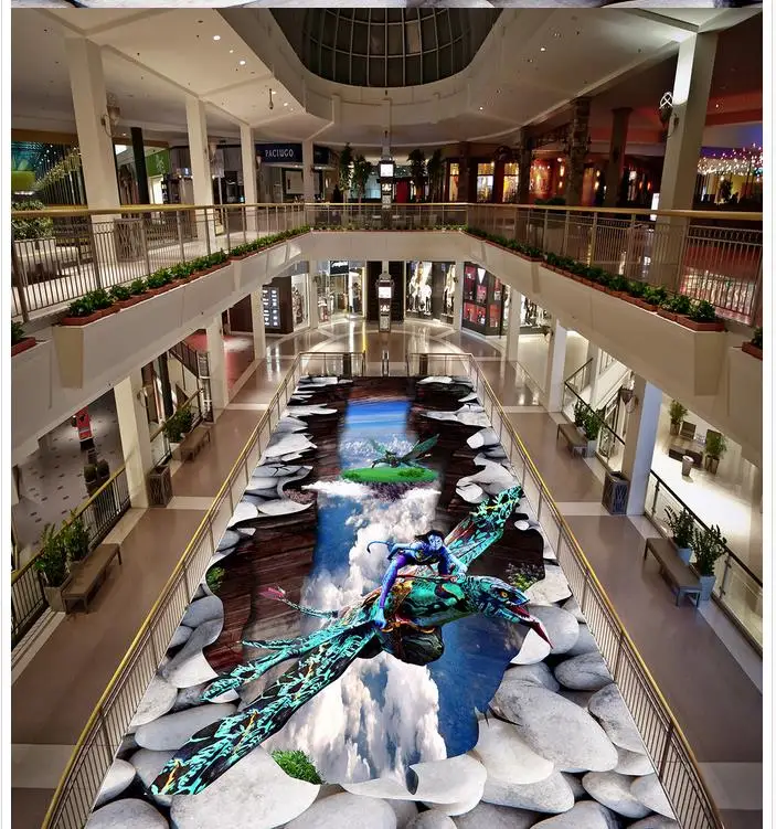 

Custom Photo Floor 3D Wallpaper Modern Art The animation Mural-3d PVC Wallpaper Self-adhesive Floor Wallpaper-3d
