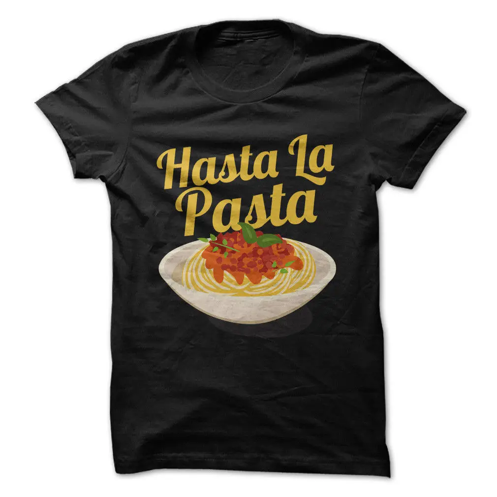 Hasta La Pasta Funny T Shirtin TShirts from Men�s Clothing on