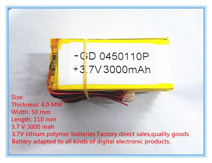 T7 имеет P7 N7 M7 N18 планшет 4050110 3850110 3,7 V батарея 3000 мАч литр энергии аккумулятора