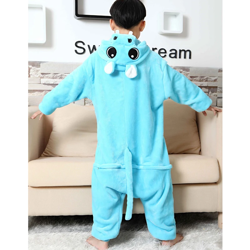 Hippo Overalls Jumpsuit with Pockets Children Cosplay Costume Blue Kigurumi Onesie Blanket Sleepers Kids Pajama Hip With Zipper Hippo Overalls Jumpsuit with Pockets Children Cosplay Costume Blue Kigurumi Onesie Blanket Sleepers Kids Pajama Hip With Zipper